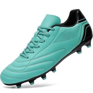 Men's Turquoise Athletic Soccer Shoes